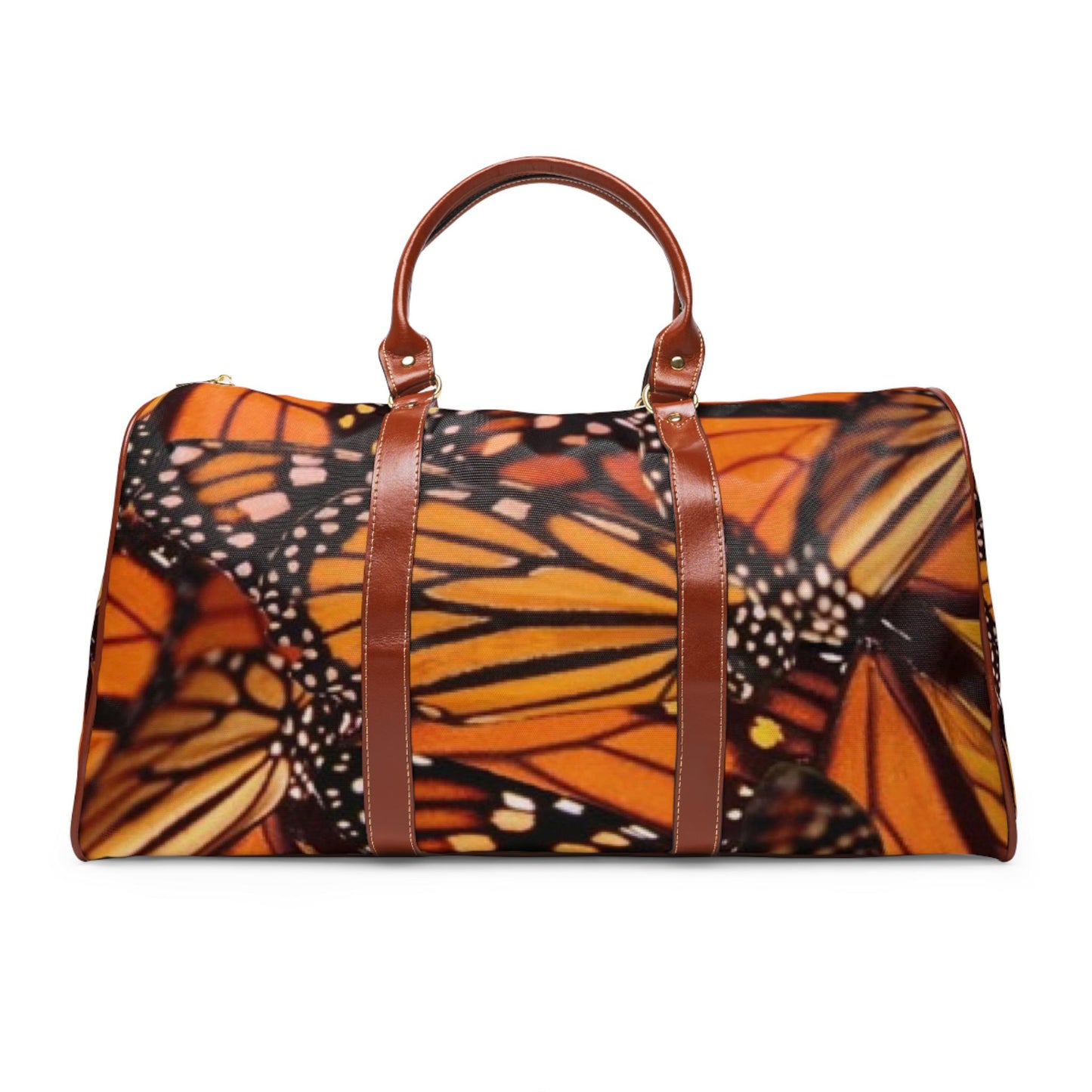 Custom Monarch Butterfly Travel Bag Weekender Over Night Bag