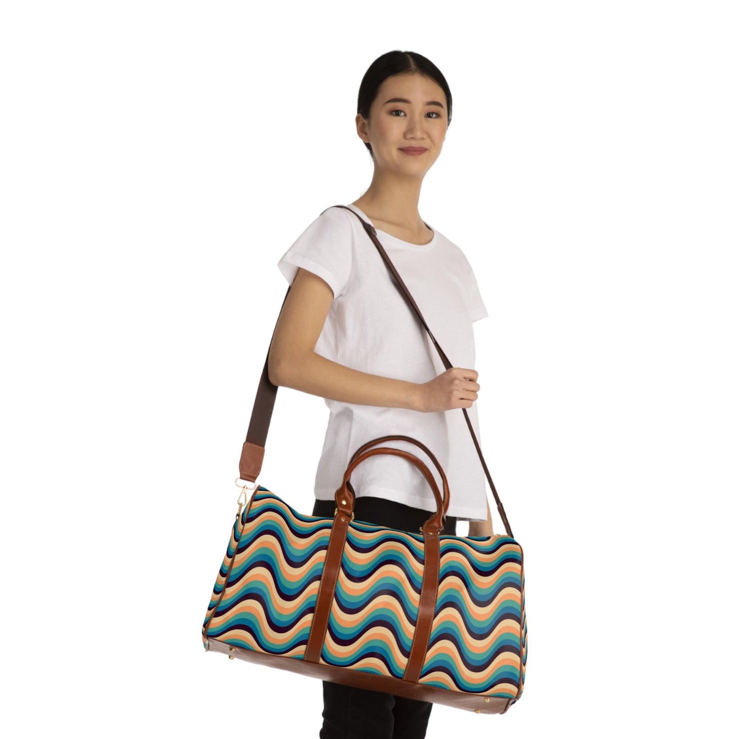 Custom Waves Travel Bag Weekender Over Night Bag