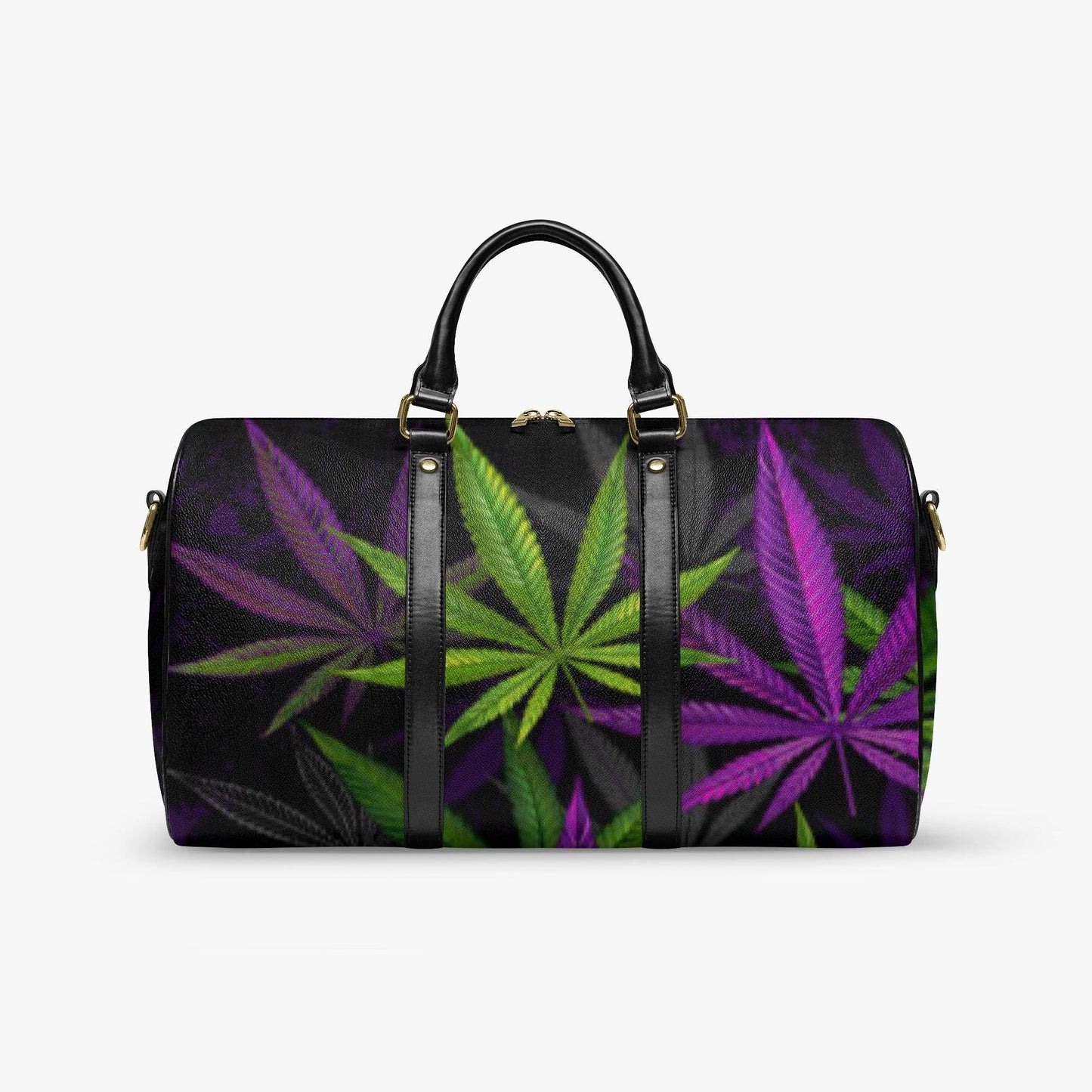 Custom Design Travel Duffle Bag: Vegan Leather Weekender