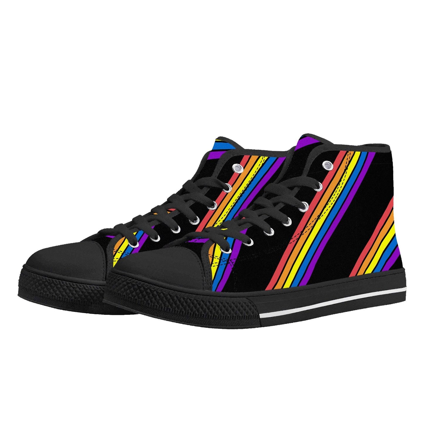 Custom High Top Canvas Shoe: Eco-Friendly Printed Design
