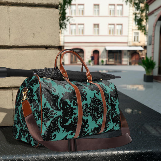Custom Designed Floral Travel Bag Weekender Over Night Bag