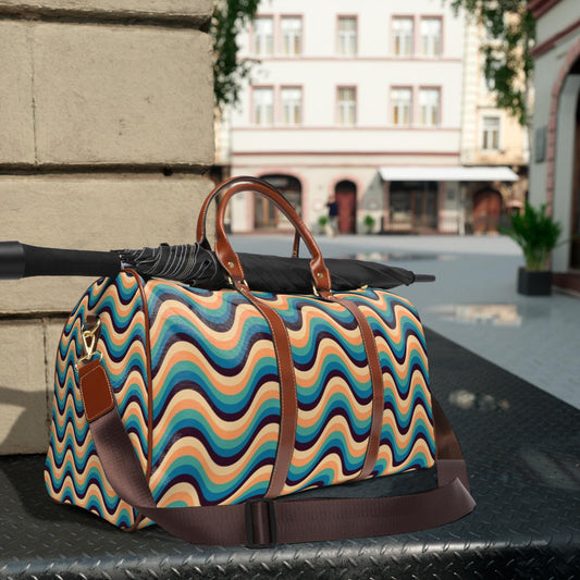 Custom Waves Travel Bag Weekender Over Night Bag