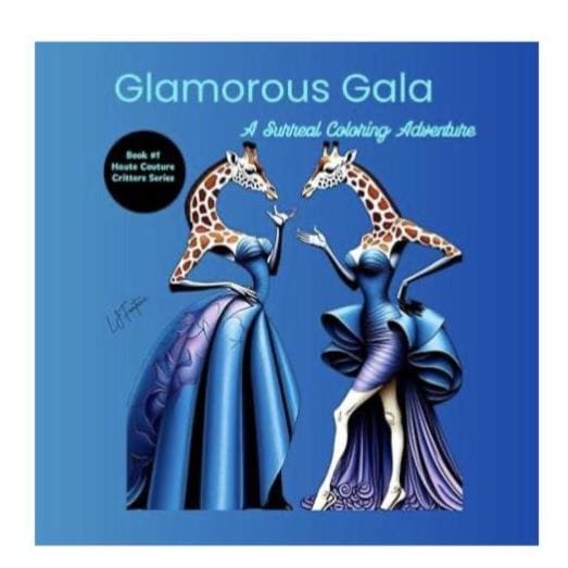 Animal Fashion Show Coloring Book: 50 Original Illustrations, Signed