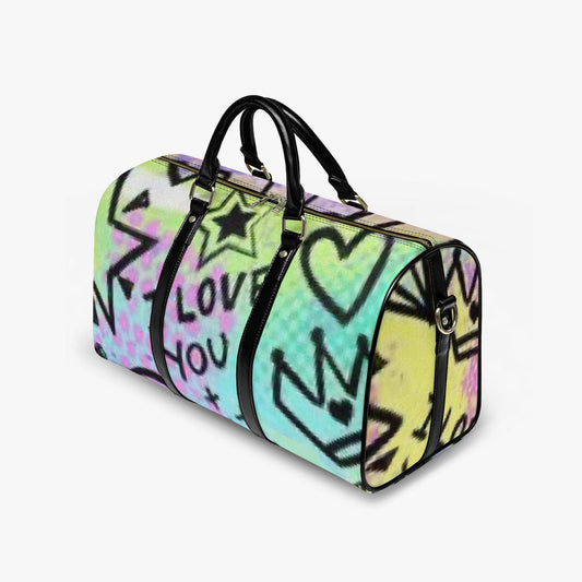 Custom Design Vegan Leather Duffle Bag: Eco Friendly Weekender