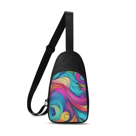 Custom Designed Chest Sling Bag Cross Body Bag Eco Friendly Vegan