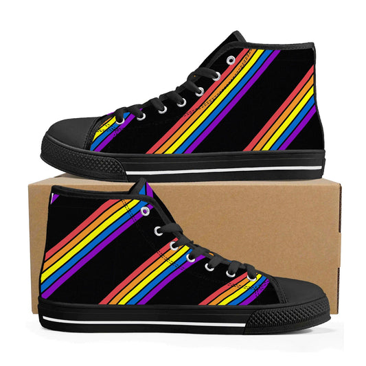 Custom High Top Canvas Shoe: Eco-Friendly Printed Design